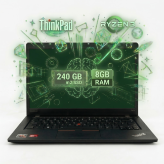 Lenovo ThinkPad E14 | AMD Ryzen 3 5300U | 8GB RAM | 240GB SSD | Gráficos Radeon | Windows 11 Pro
